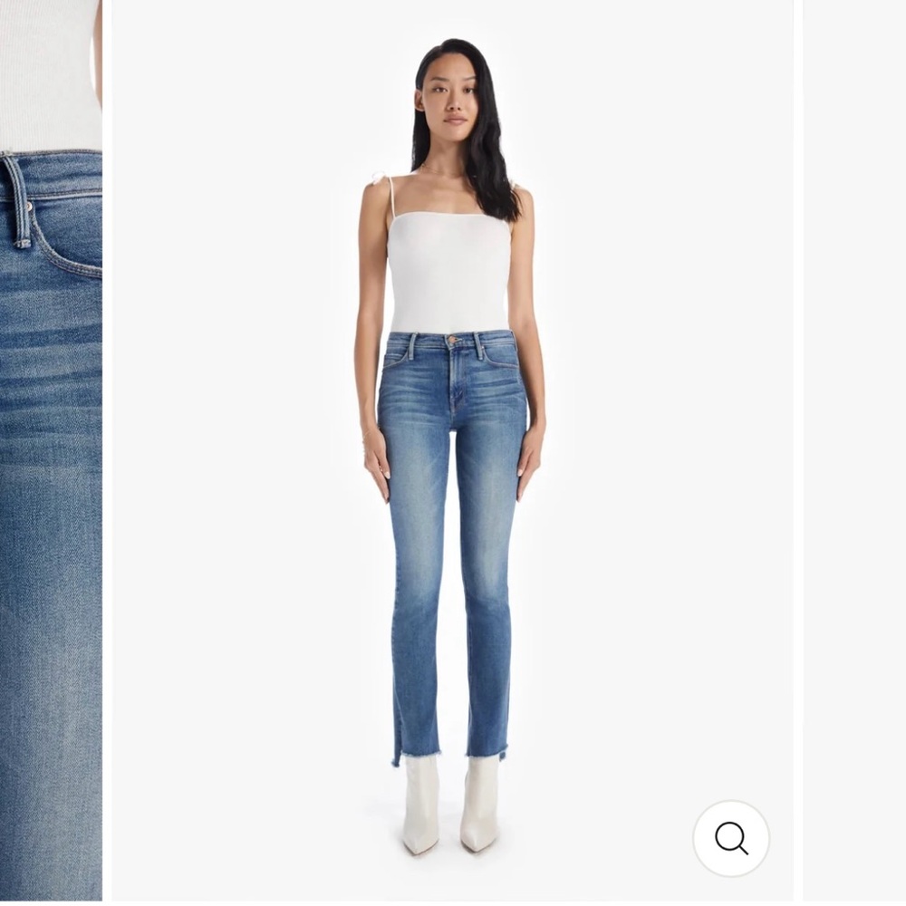 Mother - The Runaway Step Fray Flare Jeans in Leaps and Bounds